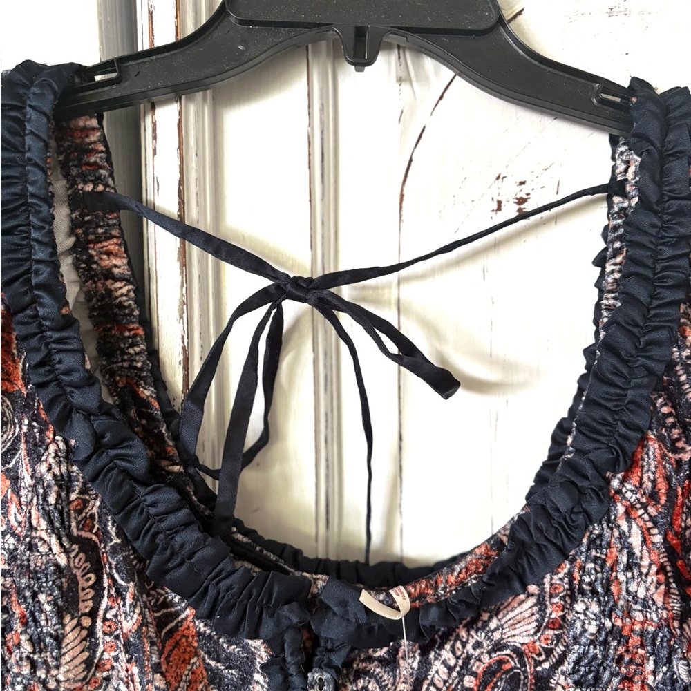 Free people cropped long sleeve m shirt NWT - Picture 2 of 15